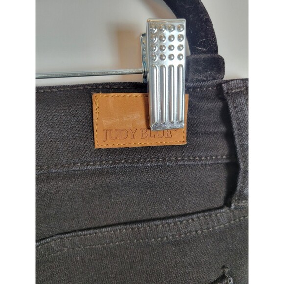 Judy Blue Plus Size Black Denim Shorts Size 3XL - Picture 8 of 9